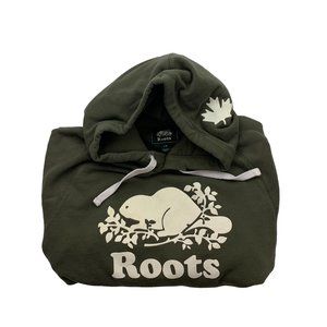 Roots Canada Green Hoodie Like New